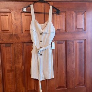 Cute Tan Romper